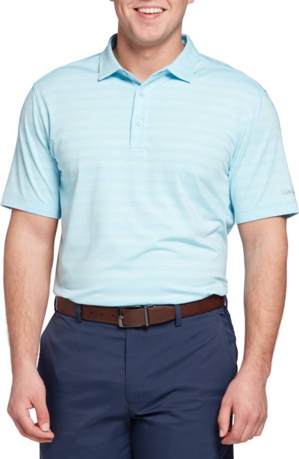 Walter Hagen Perfect 11 Fine Line Stripe Golf Polo
