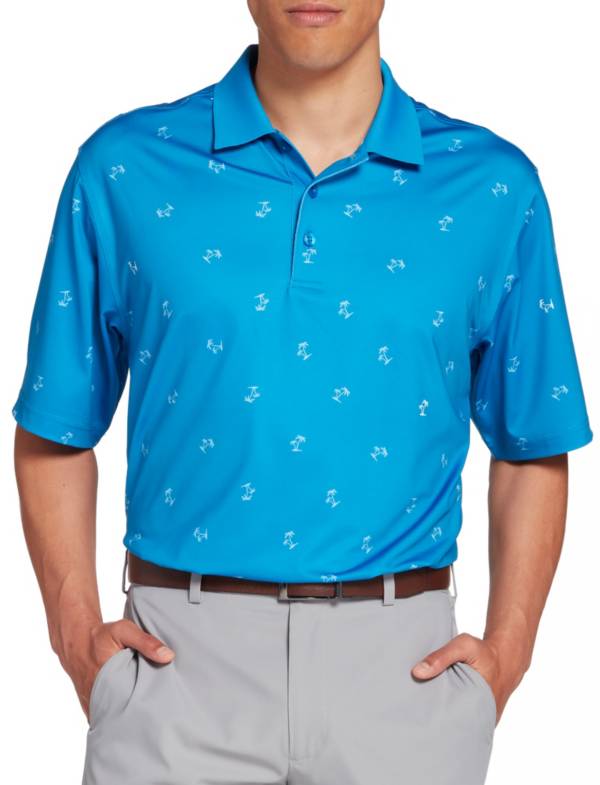 Walter Hagen Men's Perfect 11 Palm Tree Golf Polo