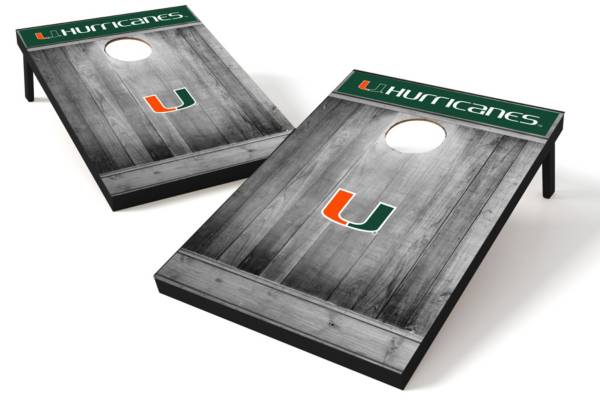 Wild Sports 2' x 3' Miami (FL) Hurricanes Tailgate Toss Cornhole Set