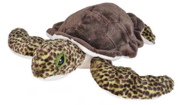 Wild Republic Cuddlekins Green Sea Turtle Stuffed Animal