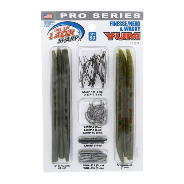 Eagle Claw Lazer Sharp Pro-Series Avid Kit – Finesse/Neko/Wacky