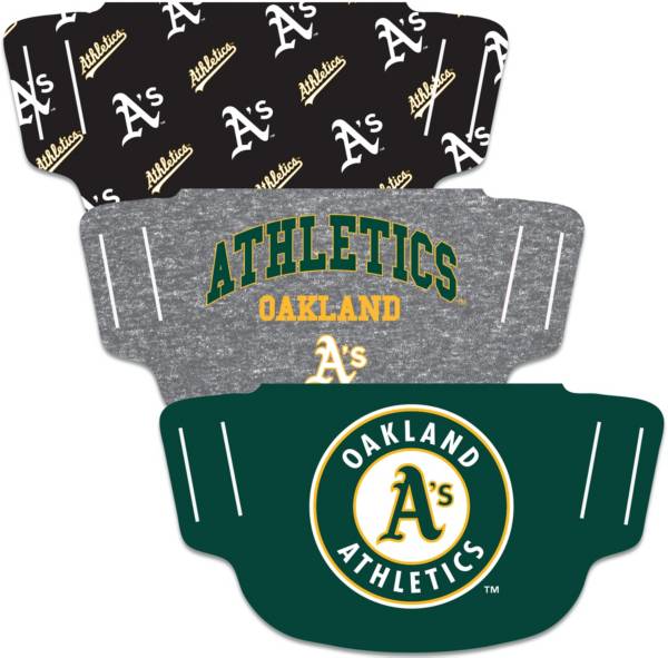 Wincraft Oakland Athletics Face Coverings – 3-Pack