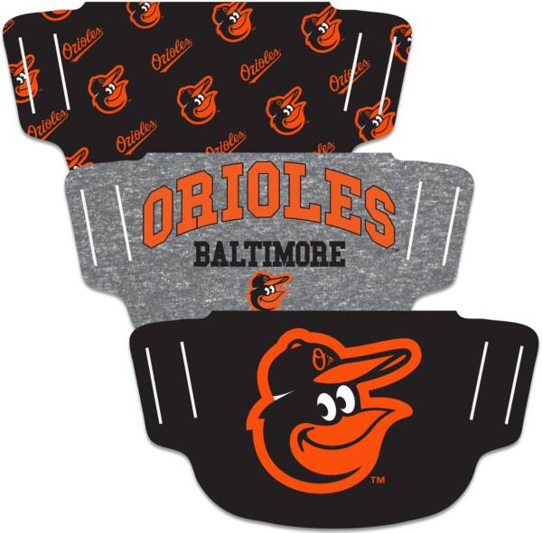 Wincraft Baltimore Orioles Face Coverings– 3-Pack