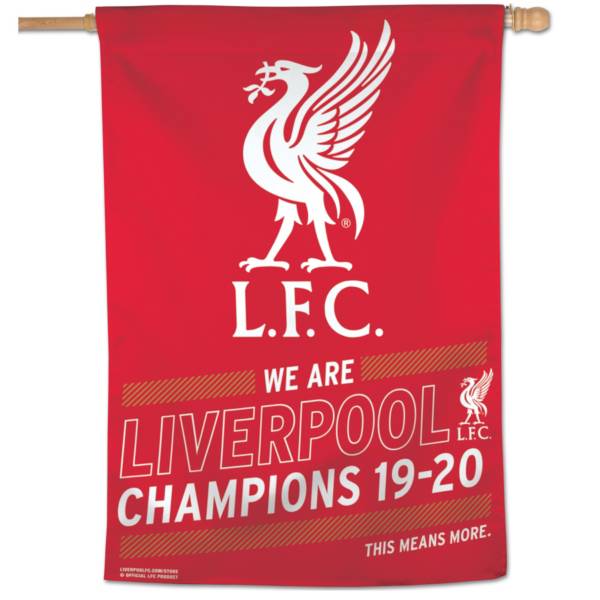 WinCraft 2019-2020 League Champions Liverpool FC Banner Flag