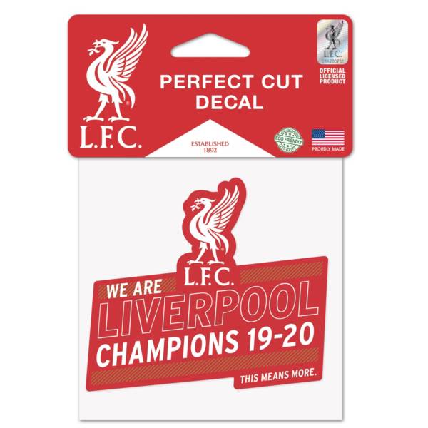 WinCraft 2019-2020 League Champions Liverpool FC Decal