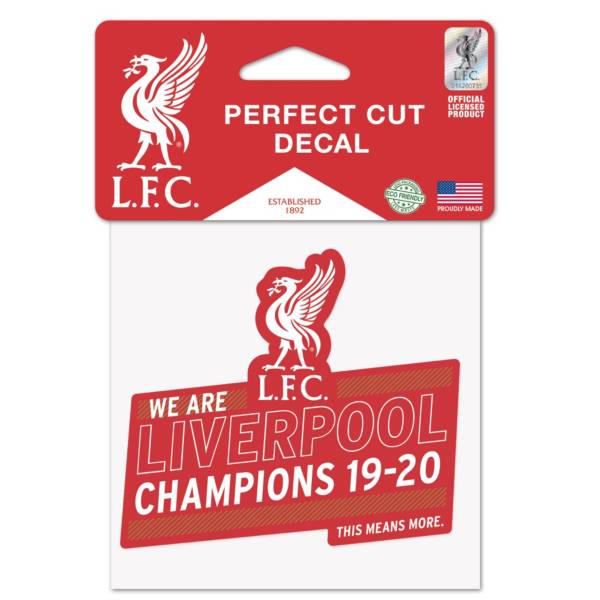 WinCraft 2019-2020 League Champions Liverpool FC Decal product image