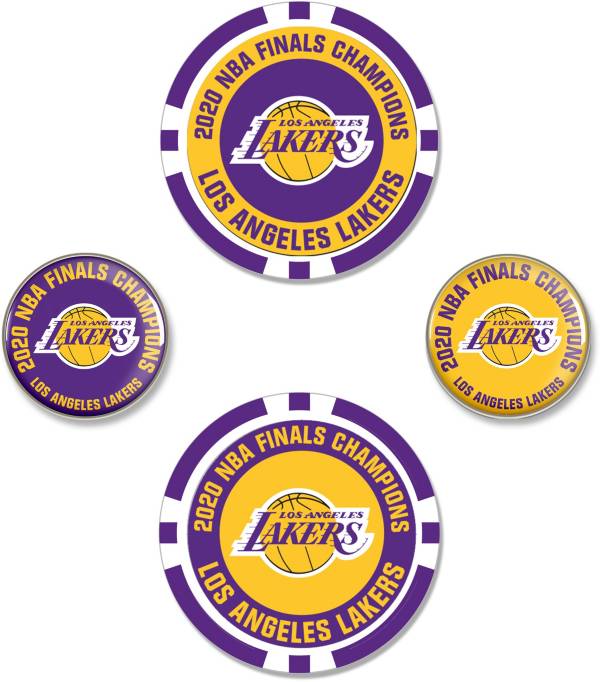 WinCraft Los Angeles Lakers 2020 NBA Finals Champions Ball Marker Set