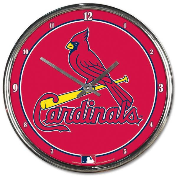 WinCraft St. Louis Cardinals Chrome Clock