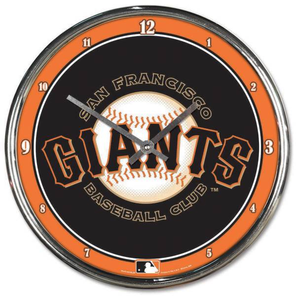 WinCraft San Francisco Giants Chrome Clock