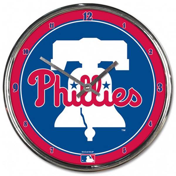 WinCraft Philadelphia Phillies Chrome Clock
