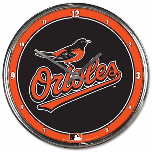 WinCraft Baltimore Orioles Chrome Clock product image