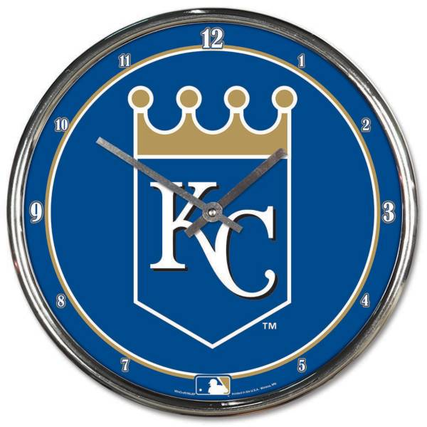 WinCraft Kansas City Royals Chrome Clock