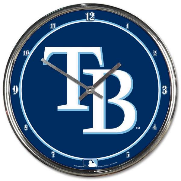 WinCraft Tampa Bay Rays Chrome Clock