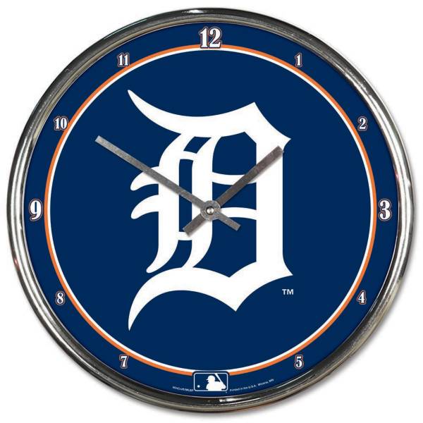 WinCraft Detroit Tigers Chrome Clock