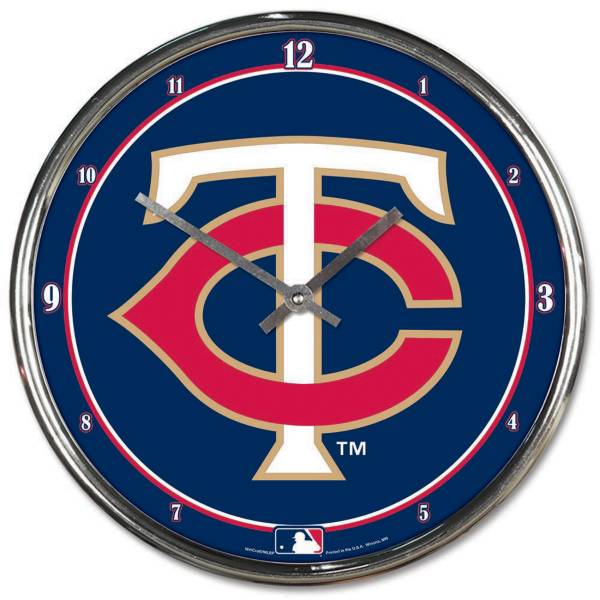 WinCraft Minnesota Twins Chrome Clock