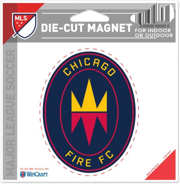 WinCraft Chicago Fire Die-Cut Magnet