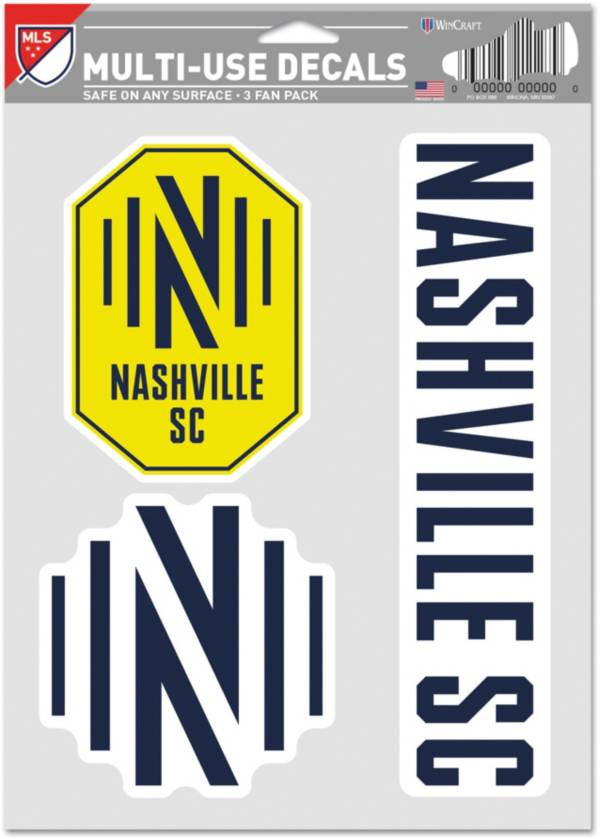 WinCraft Nashville SC Decal Sheet