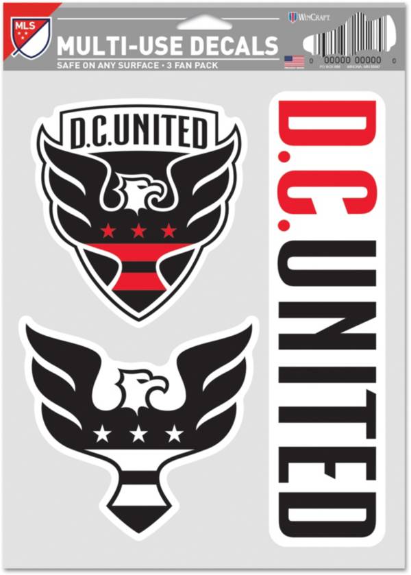 WinCraft D.C. United Decal Sheet