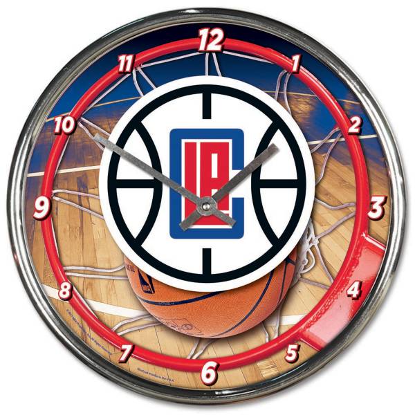 WinCraft Los Angeles Clippers Chrome Clock