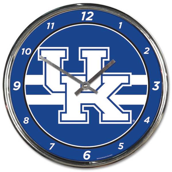 WinCraft Kentucky Wildcats Chrome Clock product image