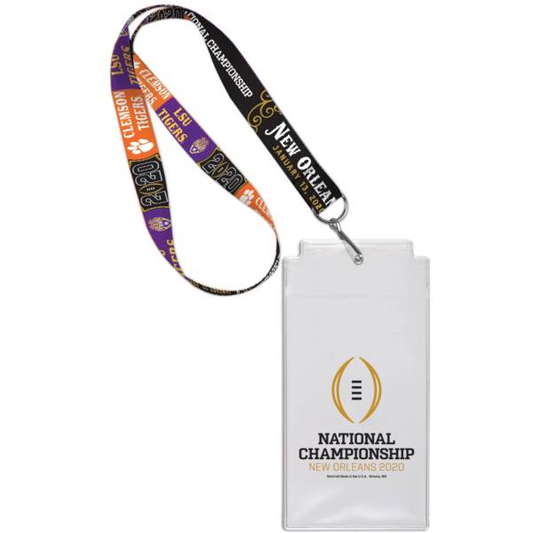 WinCraft 2019 National Champions Matchup Ticket Lanyard