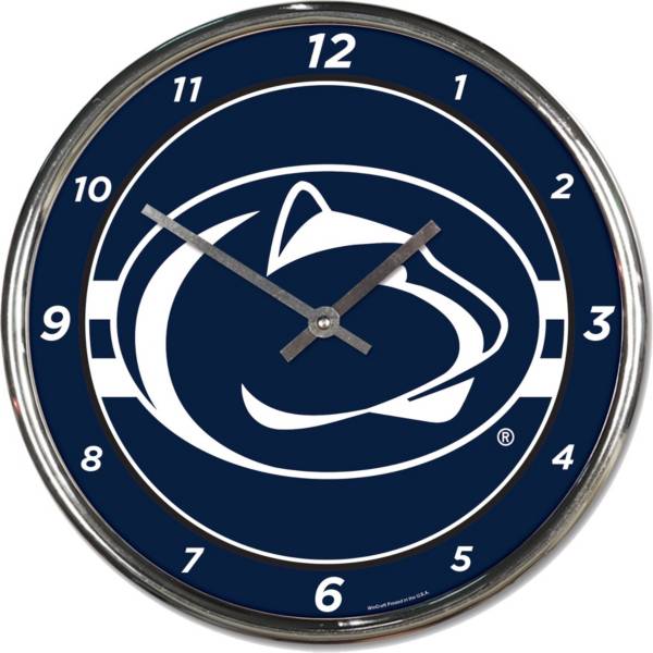 WinCraft Penn State Nittany Lions Chrome Clock