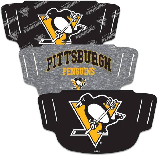 Wincraft Pittsburgh Penguins Face Coverings– 3-Pack