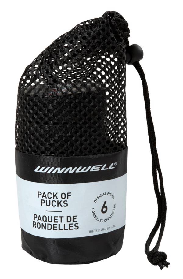 Winnwell Ice Hockey Pucks - 6 Pack product image