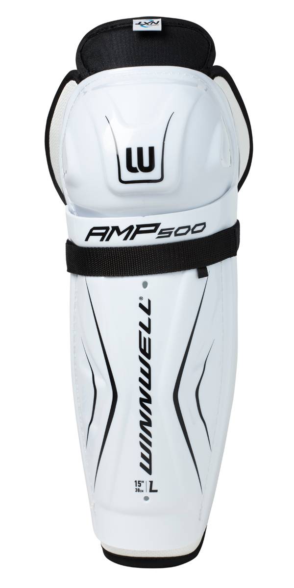 Winnwell Senior Amp 500 Ice Hockey Shin Guards