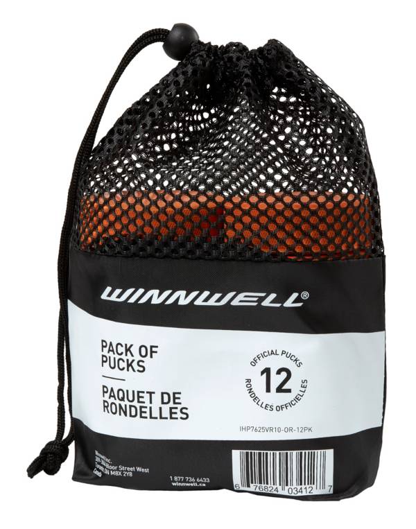 Winnwell Weighted Ice Hockey Pucks - 12 Pack