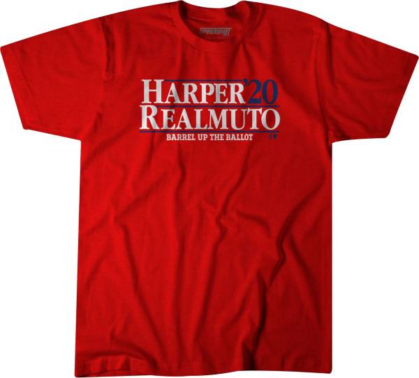 BreakingT Men's ‘Harper & Realmuto 2020' Red T-Shirt product image