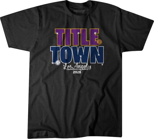 BreakingT Men's Title Town Black T-Shirt