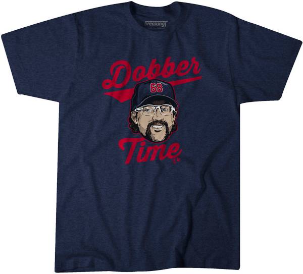 BreakingT Men's Randy Dobnak 'Dobber Time' Navy T-Shirt