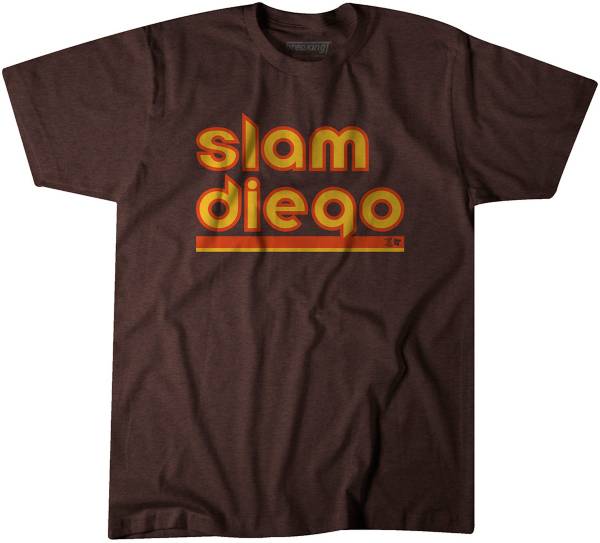 BreakingT Men's “Slam Diego” Brown T-Shirt