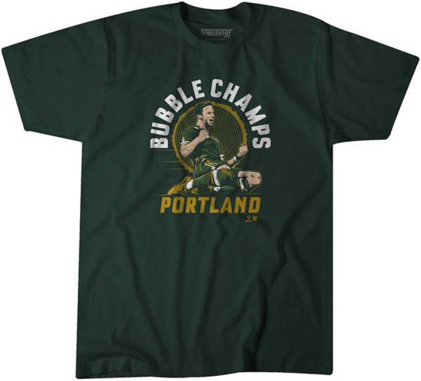 BreakingT Men's Portland Bubble Champs Green T-Shirt