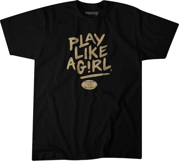 BreakingT ‘Play Like A Girl' Black T-Shirt