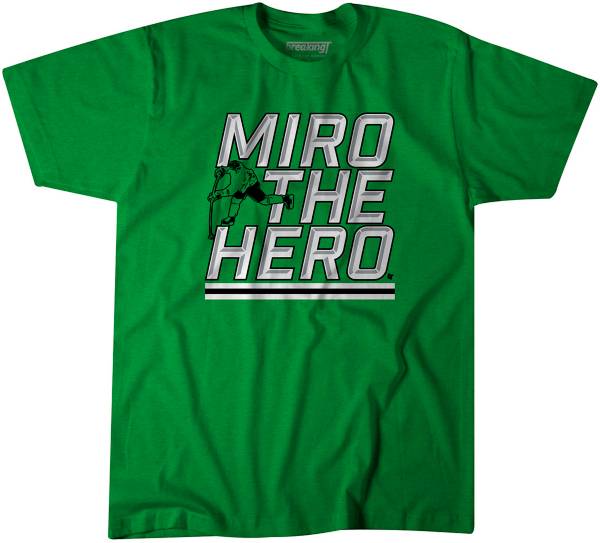 BreakingT Men's “Miro the Hero” Green T-Shirt