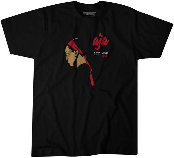 BreakingT Men's A'ja Wilson MVP Black T-Shirt product image