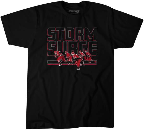 BreakingT Youth Carolina Hurricanes Storm Surge Black T-Shirt