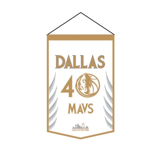 Winning Streak Sports 2020-21 City Edition Dallas Mavericks Premium Banner product image