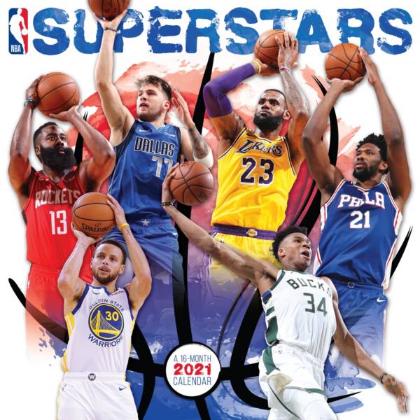 Trends International NBA Superstars 2021 Calendar