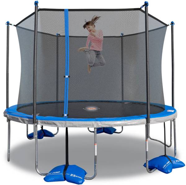 TruJump 12' Trampoline Enclosure and Spin Light