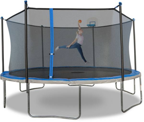 Tru-Jump 15 Foot Trampoline with Net and AirDunk