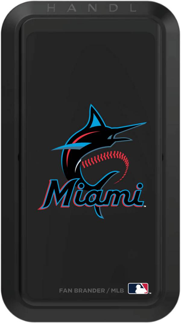 Fan Brander Miami Marlins HANDLstick Phone Grip and Stand