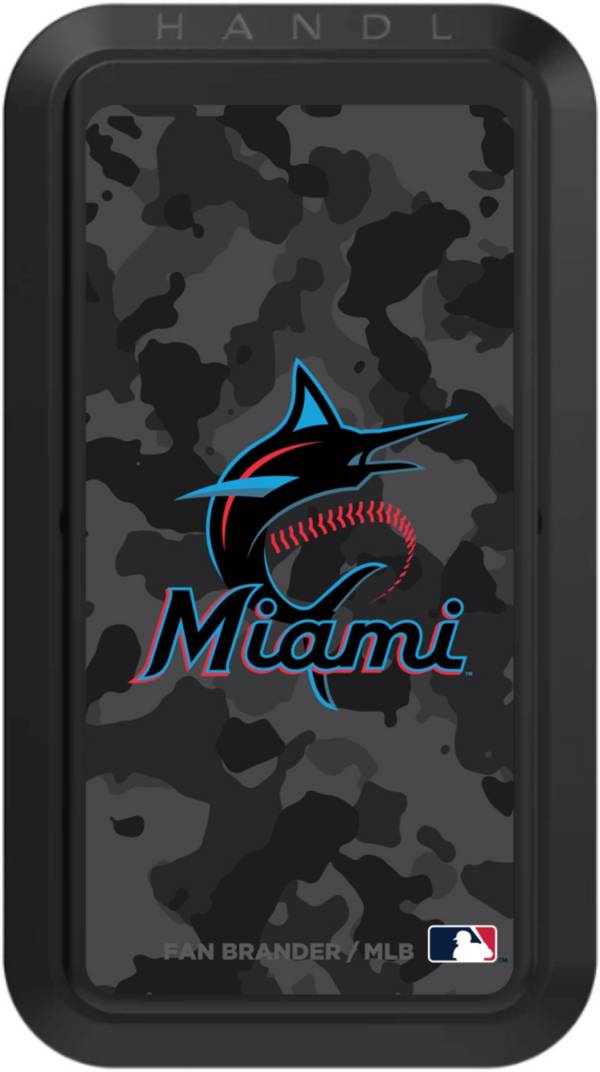 Fan Brander Miami Marlins HANDLstick Phone Grip and Stand