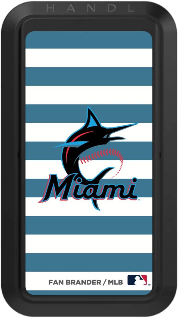 Fan Brander Miami Marlins HANDLstick Phone Grip and Stand