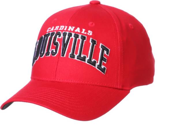 Zephyr Men's Louisville Cardinals Red Broadway Adjustable Hat
