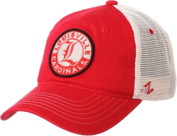 Zephyr Men's Louisville Cardinals Red Lancaster Trucker Adjustable Hat