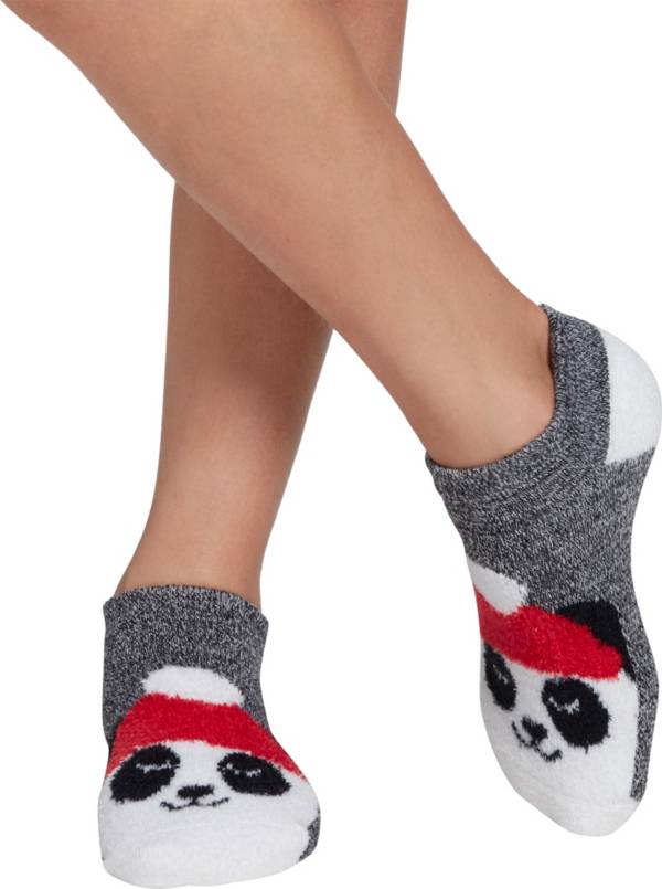 Northeast Outfitters Youth Santa Panda Cozy Cabin Low Cut Socks