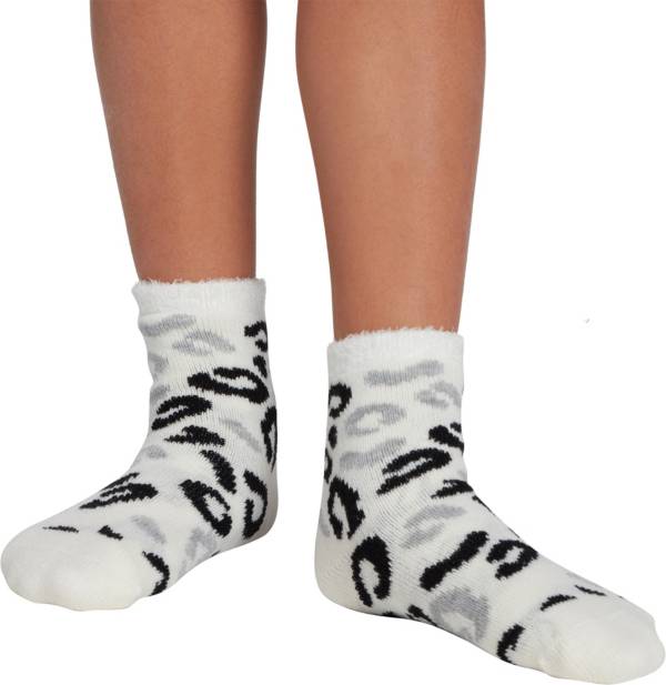 Northeast Outfitters Youth Cheetah Cozy Cabin Crew Socks